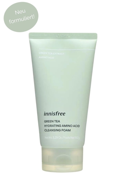 Koreanische Kosmetik von innisfree – Green Tea Foam Cleanser - Gesichtsreinigung - Waschgel - Hautreinigung